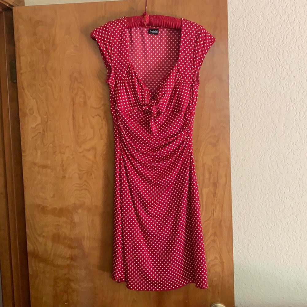 Fredricks of Hollywood - Red PokA-Dot Stretch Dress - Great Condition